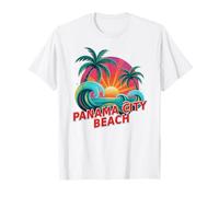 Cute Panama City Beach Besties Vacaciones Playa BFF Crew Camiseta