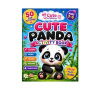 Cute Panda Activity Book for Kids Ages 3-6: 50 Fun Activities Including Coloring, Mazes, Tracing, Matching, Dot-to-Dot, Hidden Objects, Counting, Games & More!