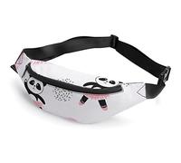 Cute Panda Ballerina Pattern Cute Panda Ballerina Pattern Fanny Pack, riñonera Deportiva para niños Adultos para Hombres y Mujeres