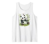 Cute Panda Bear Baby Panda Oso Camiseta sin Mangas