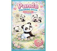 Cute Panda Colouring Book for Kids: 30 Sweet and Easy Panda Colouring Pages Filled with Love, Hearts and Cute Animals