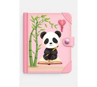 Cute Panda Diary for Girls - Pink Bamboo Notebook with Lock & Pencil - Kawaii Animal Journal for Kids: Perfect Gift for Animal Lovers | 6x9" Writing Notebook | 120 Lined Pages