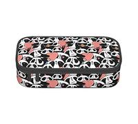 Cute Panda Estuche especial para lápices para niñas y niños, Estuche para lápices de gran capacidad Estuche grande para lápices, Estuche para lápices de papelería para estudiantes con cremallera par