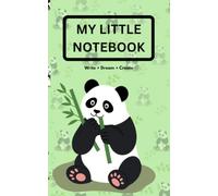 Cute Panda Pocket Notebook, 5 x 8 Inch, 120 Pages Lined Journal for Notes, Lists, Ideas & Everyday Writing with a Fun Activity