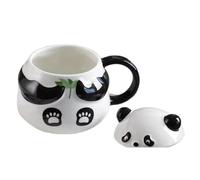 Cute Panda Tazas, Large Capacity Beer Tazas, Multifunctional Coffee Tazas, Animal Milk Cup, Cartoon Water Tazas, Taza de té de la leche, Panda Coffee Cup, Animal Themed Tazas, Taza linda de animales