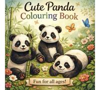 Cute pandas colouring book: Adorable panda designs for kids and panda lover