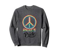 Cute Peace Love Pride LGBT - Equality Love LGBTQ Pride Month Sudadera