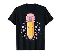 Cute Pencil Crayon First Day of School Camiseta