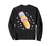 Cute Pencil Crayon First Day of School Sudadera
