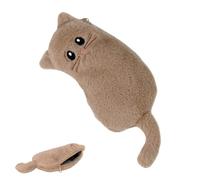 Cute Pencil Plush Organizer - Aesthetic Plush Crayon Holder | Cat Pencil Case For Teen Girls Boys Classroom, Pen Pouch With Inner Compartments, Crayon Pouch, Soft Pencils Case For Art Supplies Kit