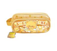 Cute Pencil Pouch, Animal Zipper Pen Case, 8.66x3.15x3.94inches, Large Capacity Stationery Holder, Durable and Aesthetic Design, Ideal for Kids, Girls, Teens, School Supplies, Erasers, Scissors