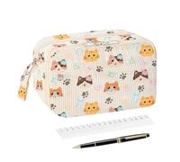Cute Pencil Pouch - Large Capacity Pencil Case, Efficient Pen Organizer Large Capacity Luggage & Travel Gear For Rubber Ruler Artists Office Travelers School Teachers College Students Teenagers