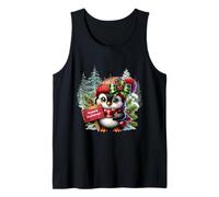 Cute Penguin Christmas Happy Holidays Men Women Kids Camiseta sin Mangas