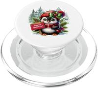 Cute Penguin Christmas Happy Holidays Men Women Kids PopSockets PopGrip para MagSafe