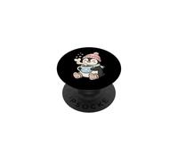 Cute Penguin Hot Cocoa Winter Beanie Scarf Socks PopSockets PopGrip Adhesivo