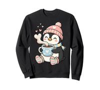 Cute Penguin Hot Cocoa Winter Beanie Scarf Socks Sudadera
