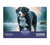 Cute Pet Dog 1000 Pieza Cartulina Premium Rompecabezas Premium Saint Bernard Antiestrés Juguete De Cumpleaños Rompecabezas para Decoración del Hogar 52x38cm/1000pcs