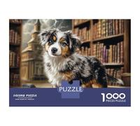 Cute Pet Dog 1000 Piezas Cartulina Premium Set De Rompecabezas Saint Bernard Extremadamente Difícil Desafío Único Rompecabezas para Decoración del Hogar 38x26cm/1000pcs