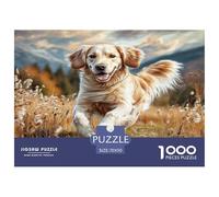 Cute Pet Dog Puzzles 1000 Piezas para Adultos Puzzles Desafiantes for The Whole para Mujeres, Regalos para Hombres Cartón 100% Reciclado Decoración del Hogar 70x50cm/1000pcs