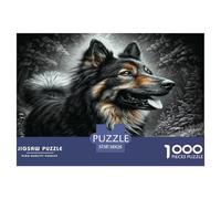 Cute Pet Dog Puzzles 1000 Piezas para Adultos Puzzles Desafiantes for The Whole para Mujeres, Regalos para Hombres Cartón 100% Reciclado Decoración del Hogar 38x26cm/1000pcs