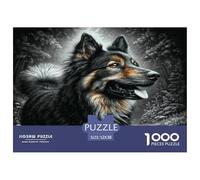 Cute Pet Dog Rompecabezas 1000 Pieza para Adultos Puzzle Juego for The Whole para Mujeres, Regalos para Hombres Cartón 100% Reciclado Decoración del Hogar 52x38cm/1000pcs