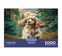 Cute Pet Dog Rompecabezas 1000 Pieza para Adultos Puzzle Juego for The Whole para Mujeres, Regalos para Hombres Cartón 100% Reciclado Decoración del Hogar 52x38cm/1000pcs