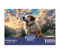 Cute Pet Dog Rompecabezas 1000 Pieza para Adultos Puzzle Juego for The Whole para Mujeres, Regalos para Hombres Cartón 100% Reciclado Decoración del Hogar 38x26cm/1000pcs