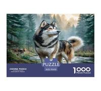 Cute Pet Dog Rompecabezas 1000 Piezas para Adultos Puzzle Juego for The Whole para Mujeres, Regalos para Hombres Cartón 100% Reciclado Decoración del Hogar 70x50cm/1000pcs