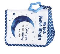 Cute Photo Album, 5x7 Inch Soft Cover, Authentic Cute Keepsake, Fabric Kids Photo Album, 4x6 Size Organizer for Family Parents Collectors Birthday Holiday Collection Home Decor