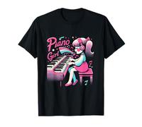 Cute Piano Chica Pianista Teclado Músico Música Clásica Camiseta