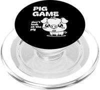 Cute Pig Game Chicas Mujeres Niños Funny Kawaii Stuff PopSockets PopGrip para MagSafe