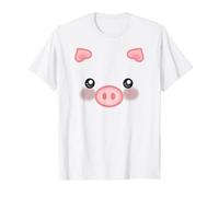 Cute Pig T shirt Japanese Kawaii Cartoon Pig face T shirt Camiseta