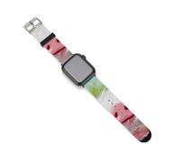 Cute Pigs on The Grass - Correa de silicona compatible con IWacth Series 10 9 Ultra 8 7 6 5 SE Correa de repuesto, 42mm/44mm