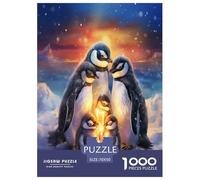 Cute pingüino Rompecabezas Imposible,desafío para Adultos Entretenimiento Creativo 1000 Piezas Obra De Arte De Juego De para Adultos Y Niños 70x50cm/1000pcs