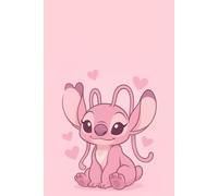 Cute Pink Alien Girl Notebook for Kids, Teens & Girls| Pastel Aesthetic Character Journal with Hearts, Soft Pink Background, Perfect for Daily Diary, Gift Giving & Creative Expression