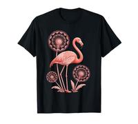 Cute Pink Animal Valentines Day Flamingo Animal Love Style Camiseta