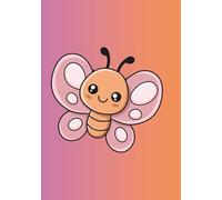 Cute Pink Butterfly Notebook: 7" x 10" Hardcover Journal for Girls, Teens, and Adults | 100 Pages of Lined Paper for Writing, School, and Daily Journaling