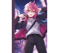 Cute Pink Haired Anime Boy Notebook: Inspired by Japanese Culture