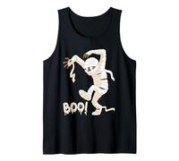 Cute Pink Halloween Spooky Mummy Boo! Mujeres Niñas Niños Camiseta sin Mangas