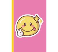 Cute Pink Notebook: Aesthetic Kawaii Journal for Teen Girls, School Notes, and Daily Doodles - 160 Blank Pages (Emoticons)