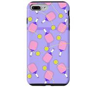 Cute Pink Paddle Pickleball Court Design for Girls Carcasa para iPhone 7 Plus/8 Plus