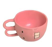 Cute Pink Piglet Ceramic Teapot And Cup Set, Funny Ceramic Pig Teapots, Cute Pig Nose Kettle With Matching Little Rabbit Mugs, Coffee Mug Tea Cup With Handle Gifts For Women Men Home Office Decor