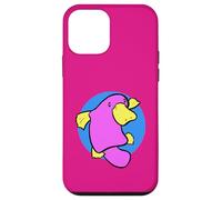 Cute Pink Platypus Kawaii Beach Art por Seatropica Carcasa para iPhone 12 Mini