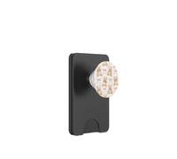 Cute Pink Teddy Bear Bow Coquette Pattern PopSockets PopWallet para MagSafe