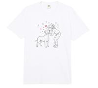 Cute Pittie Love Girl Dog Rescue Adoption Cute Dog Lover Comfort Colors Adult Heavyweight T-Shirt