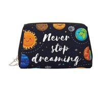 Cute Planet - Bolsa de maquillaje de piel de PVC para cosméticos, organizador de viaje, Gold, One Size