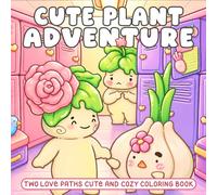Cute Plant Adventure: Mystic Journey Coloring Book with Nature Friends, Story-Based Choices, and Fantasy Adventures for All Ages to Feel Calm and Have Fun