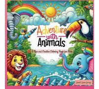 Cute & Playful: Cartoon Sand & Snow Animal Coloring Book for Kids: Educational coloring pages with animal for Pre school children age 3 - 10