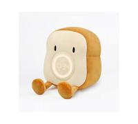 Cute Plush Alarm Clock, Kids Sweet Plush Toast Wake up Light ,Soft Bread Night Light for Girl Bedroom, Funny Sleep Trainer Clock