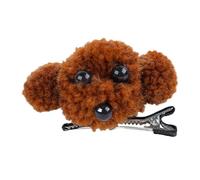Cute Plush Hair Clip - Lamb Wool Hairpins, Sturdy Metal Barrettes | Soft Fleece Animal Headwear, Fashionable Hair Accessories, Lightweight Warm Winter Styling Pin With Secure Hold